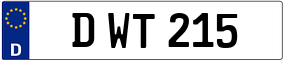 Truck License Plate